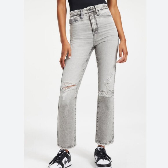 Good American "Good Boy" high rise Jeans - Picture 1 of 5